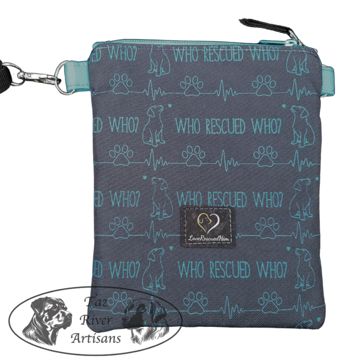 The River Walker Crossbody Dog Walking Bag - Who Rescued Who