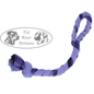Taz River Tugger - Hand-Braided Fleece Rope Toy