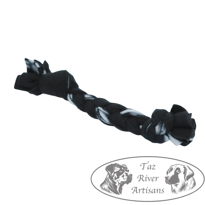 Taz River Tugger - Hand-Braided Fleece Rope Toy
