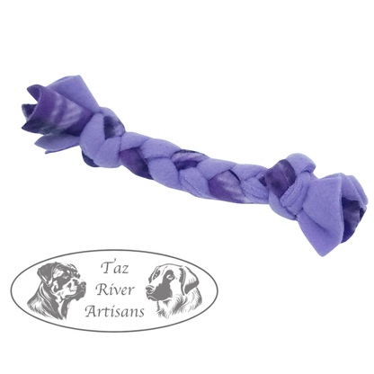 Taz River Tugger - Hand-Braided Fleece Rope Toy