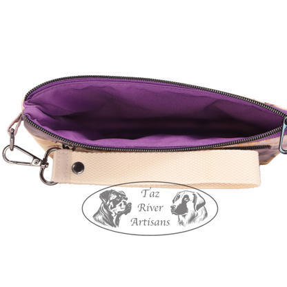 Two-Toned Wristlet - Writing Desk